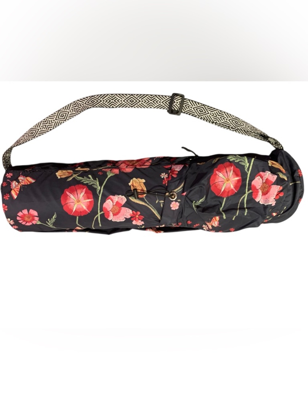 🌹JOHNNY WAS🌹NWT GORGEOUS YOGA MAT WITH TRAVEL BAG AND ADJUSTABLE STRAP!